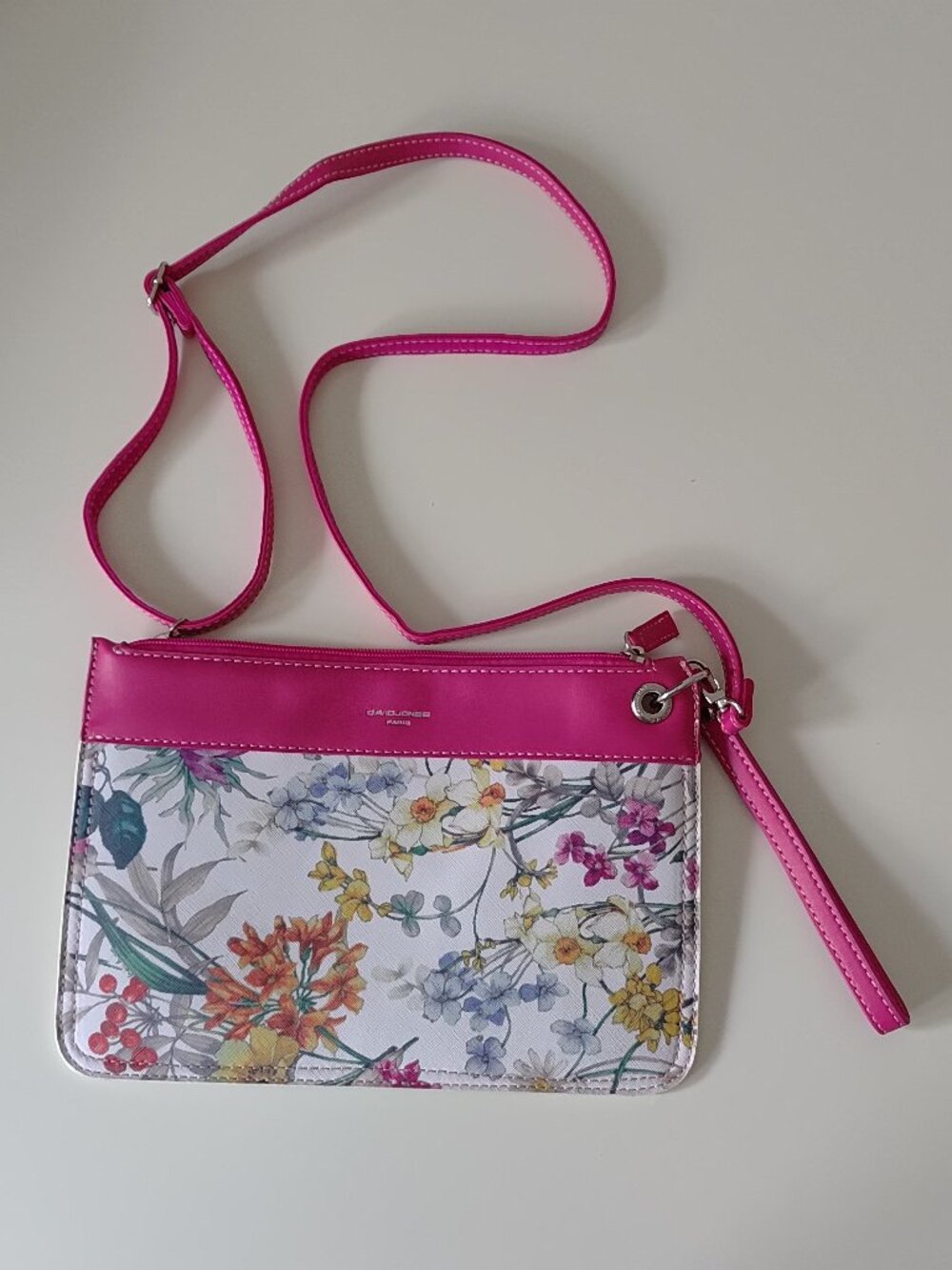 David Jones Paris Cross Body Bag Floral